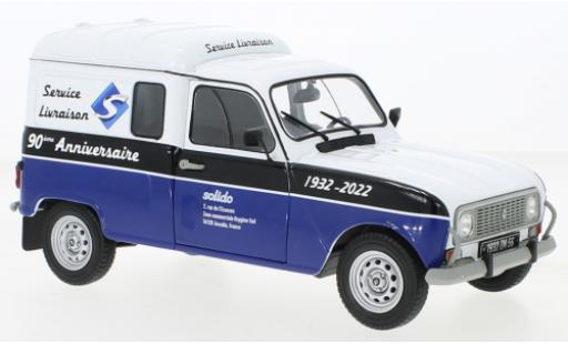 Miniature Renault 4 1/18 Solido LF 90 années Renault 4 1/18 Solido LF 90 années miniature