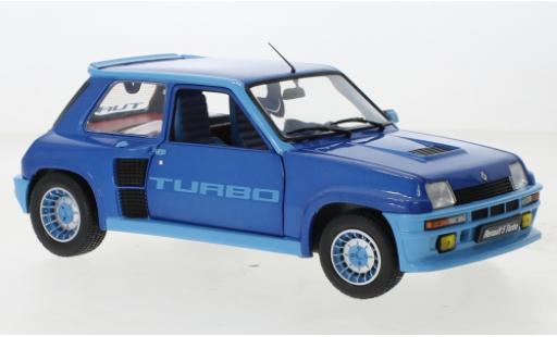 Miniature Renault 5 1/18 Solido Turbo metallise bleu 1981 Renault 5 1/18 Solido Turbo metallise bleu 1981 miniature