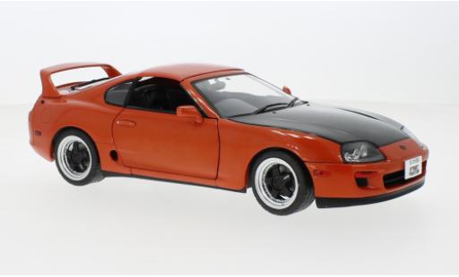 Miniature Toyota Supra 1/18 Solido MK4 (A80) metallise orange/noire 1993 Toyota Supra 1/18 Solido MK4 (A80) metallise orange/noire 1993 miniature