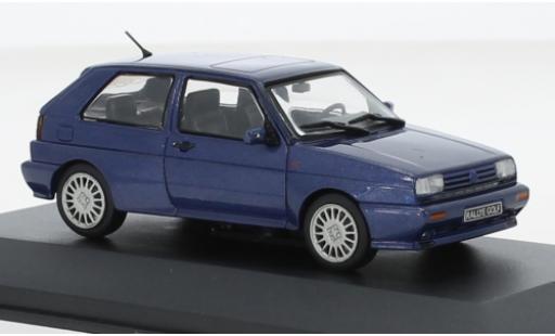 Miniature Volkswagen Golf 1/43 Solido II Rally metallise bleu 1990 Volkswagen Golf 1/43 Solido II Rally metallise bleu 1990 miniature