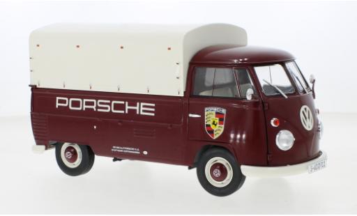 Miniature Volkswagen T1 1/18 Solido Pritsche Porsche Service 1950 Volkswagen T1 1/18 Solido Pritsche Porsche Service 1950 miniature
