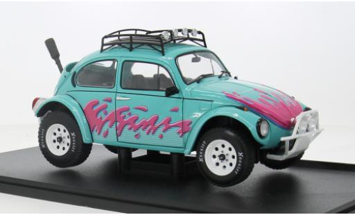 Miniature Volkswagen Beetle 1/18 Solido turquoise/rose 1:18 Volkswagen Beetle 1/18 Solido turquoise/rose 1:18 miniature