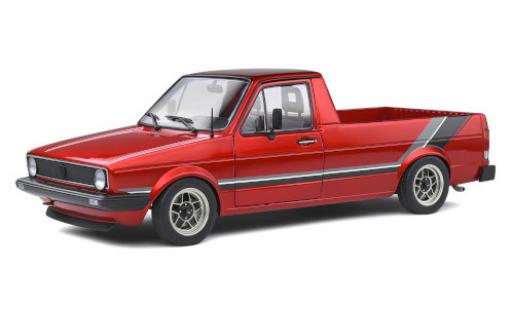 Miniature Volkswagen Caddy 1/18 Solido Custom metallise rouge 1982 Volkswagen Caddy 1/18 Solido Custom metallise rouge 1982 miniature
