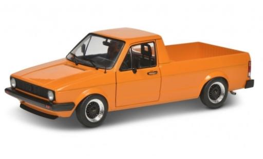 Miniature Volkswagen Caddy 1/18 Solido MK I orange 1982 Volkswagen Caddy 1/18 Solido MK I orange 1982 miniature