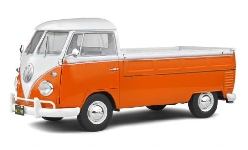 Miniature Volkswagen T1 1/18 Solido Pritsche orange/blanche 1950 Volkswagen T1 1/18 Solido Pritsche orange/blanche 1950 miniature