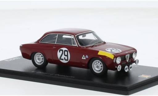 Alfa Romeo 1600 1/43 Spark GTA No.29 24h Spa 1966 1:43 miniature