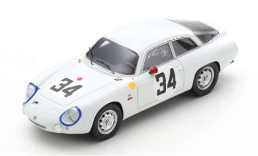 Miniature Alfa Romeo Giulietta 1/43 Spark Sport Zagato No.34 24h Le Mans 1963 G.Sala/R.Rossi Alfa Romeo Giulietta 1/43 Spark Sport Zagato No.34 24h Le Mans 1963 G.Sala/R.Rossi miniature