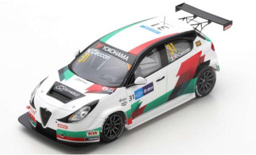 Alfa Romeo Giulietta 1/43 Spark Veloce TCR No.31 WTCR Macau 2019 K.Ceccon miniature