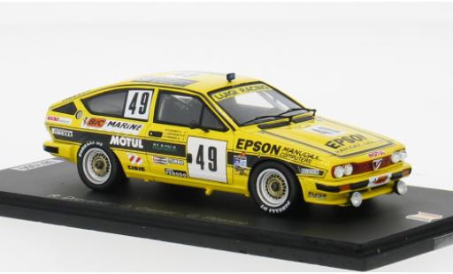 Alfa Romeo GT 1/43 Spark V 6 24h Spa 1984 #49 1:43 miniature