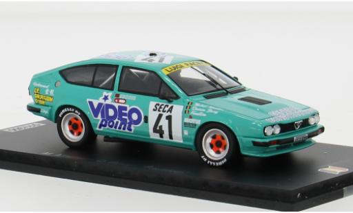 Miniature Alfa Romeo GT 1/43 Spark V6 No.41 24h Spa 1986 1:43 Alfa Romeo GT 1/43 Spark V6 No.41 24h Spa 1986 1:43 miniature