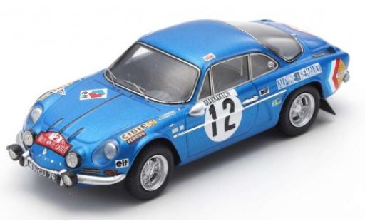 Miniature Alpine A110 1/43 Spark No.12 Rally Monte Carlo 1971 B.Darniche/C.Robertet Alpine A110 1/43 Spark No.12 Rally Monte Carlo 1971 B.Darniche/C.Robertet miniature