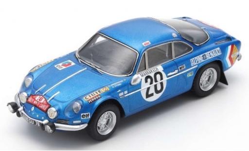 Miniature Alpine A110 1/43 Spark No.28 Rally Monte Carlo 1971 O.Andersson/D.Stone Alpine A110 1/43 Spark No.28 Rally Monte Carlo 1971 O.Andersson/D.Stone miniature