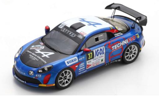 Miniature Alpine A110 1/43 Spark Rally No.37 Rallye Mont-Blanc Morzine 2020 E.Guigou/A.Coria Alpine A110 1/43 Spark Rally No.37 Rallye Mont-Blanc Morzine 2020 E.Guigou/A.Coria miniature