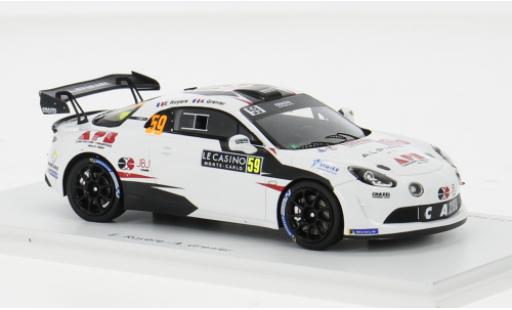 Miniature Alpine A110 1/43 Spark Rally RGT No.59 Chazel Technologie Course Rallye WM Rallye Monte Carlo 2024 1:43 Alpine A110 1/43 Spark Rally RGT No.59 Chazel Technologie Course Rallye WM Rallye Monte Carlo 2024 1:43 miniature