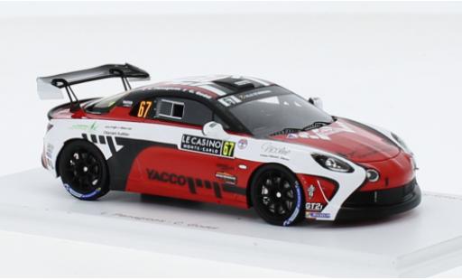Miniature Alpine A110 1/43 Spark Rally RGT No.67 Chazel Technologie Course Rallye WM Rallye Monte Carlo 2023 1:43 Alpine A110 1/43 Spark Rally RGT No.67 Chazel Technologie Course Rallye WM Rallye Monte Carlo 2023 1:43 miniature