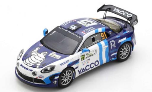 Miniature Alpine A110 1/43 Spark Rally RGT No.91 Yacco Rallye WM Rally Monza 2020 P.Ragues/J.Pesenti Alpine A110 1/43 Spark Rally RGT No.91 Yacco Rallye WM Rally Monza 2020 P.Ragues/J.Pesenti miniature