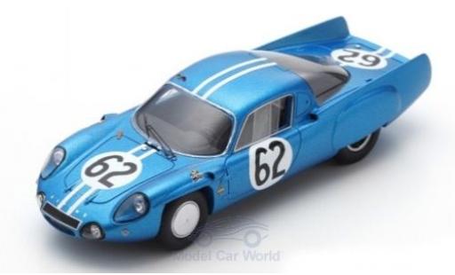 Miniature Alpine A210 1/43 Spark No.62 24h Le Mans 1966 H.Grandsire/L.Cella Alpine A210 1/43 Spark No.62 24h Le Mans 1966 H.Grandsire/L.Cella miniature