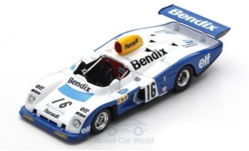 Miniature Alpine A442 1/43 Spark Renault RHD No.16 Bendix 24h Le Mans 1977 D.Pironi/R.Arnoux/G.Frequelin Alpine A442 1/43 Spark Renault RHD No.16 Bendix 24h Le Mans 1977 D.Pironi/R.Arnoux/G.Frequelin miniature