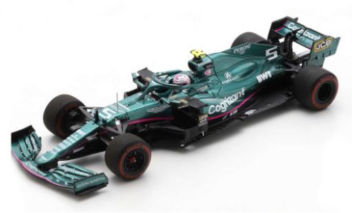 Miniature Aston Martin AMR2 1/43 Spark 1 No.5 Cognizant F1 Team Cognizant Formel 1 GP Azerbaijan 2021 mit Pit Board S.Vettel Aston Martin AMR2 1/43 Spark 1 No.5 Cognizant F1 Team Cognizant Formel 1 GP Azerbaijan 2021 mit Pit Board S.Vettel miniature