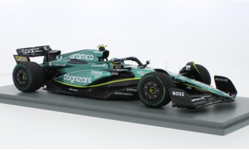 Miniature Aston Martin AMR2 1/18 Spark 3 No.14 Aramco Cognizant F1 Team Cognizant Formel 1 GP Monaco 2023 1:18 Aston Martin AMR2 1/18 Spark 3 No.14 Aramco Cognizant F1 Team Cognizant Formel 1 GP Monaco 2023 1:18 miniature