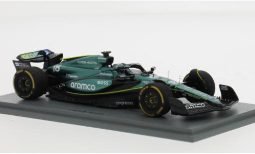 Miniature Aston Martin AMR2 1/43 Spark 4 No.18 Aramco F1 Team Aramco Formel 1 GP Saudi Arabien 2024 1:43 Aston Martin AMR2 1/43 Spark 4 No.18 Aramco F1 Team Aramco Formel 1 GP Saudi Arabien 2024 1:43 miniature