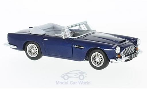 Miniature Aston Martin DB4 1/43 Spark Cabriolet metallise bleue RHD 1962 Aston Martin DB4 1/43 Spark Cabriolet metallise bleue RHD 1962 miniature