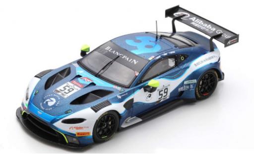 Miniature Aston Martin Vantage 1/43 Spark AMR GT3 No.59 Garage 59 24h Spa 2019 C.Ledogar/A.Watson/J.Adam Aston Martin Vantage 1/43 Spark AMR GT3 No.59 Garage 59 24h Spa 2019 C.Ledogar/A.Watson/J.Adam miniature