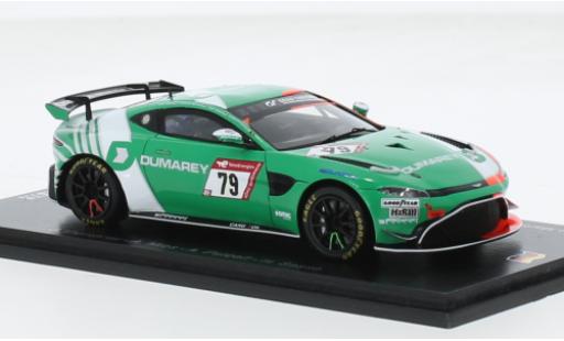 Miniature Aston Martin V8 Vantage GT4 1/43 Spark Vantage AMR GT4 No.79 PROsport-Racing 24h Nürburgring 2023 1:43 Aston Martin V8 Vantage GT4 1/43 Spark Vantage AMR GT4 No.79 PROsport-Racing 24h Nürburgring 2023 1:43 miniature