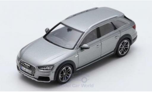Miniature Audi A4 1/43 Spark allroad quattro grise 2016 Audi A4 1/43 Spark allroad quattro grise 2016 miniature