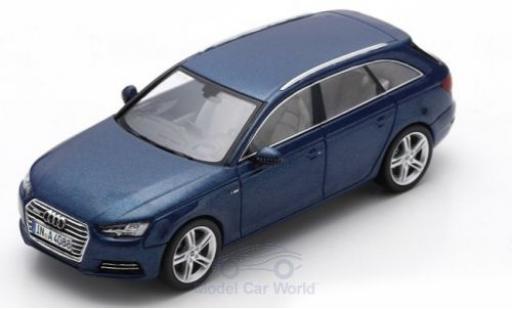 Miniature Audi A4 1/43 Spark Avant metallise bleue 2016 Audi A4 1/43 Spark Avant metallise bleue 2016 miniature