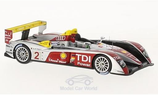 Miniature Audi R10 2008 1/43 Spark TDI No.2 Sport North America 24h Le Mans 2008 10 Years A.McNish/R.Capello/T.Kristensen Audi R10 2008 1/43 Spark TDI No.2 Sport North America 24h Le Mans 2008 10 Years A.McNish/R.Capello/T.Kristensen miniature