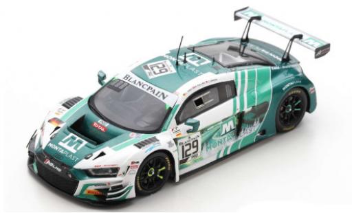 Miniature Audi R8 1/43 Spark LMS GT3 No.129 Montaplast by Land-Motorsport 24h Spa 2019 C.Mies/R.Feller/J.Green Audi R8 1/43 Spark LMS GT3 No.129 Montaplast by Land-Motorsport 24h Spa 2019 C.Mies/R.Feller/J.Green miniature