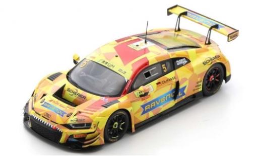 Miniature Audi R8 1/43 Spark LMS GT3 No.5 Phoenix Racing Ravenol Fia GT World Cup Macau 2019 C.Haase Audi R8 1/43 Spark LMS GT3 No.5 Phoenix Racing Ravenol Fia GT World Cup Macau 2019 C.Haase miniature