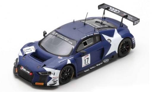 Miniature Audi R8 1/43 Spark LMS No.17 Sport Team WRT Intercontinental GT Challenge 8h Kalifornien 2018 S.van der Linde/A.Riberas/S.Leonard Audi R8 1/43 Spark LMS No.17 Sport Team WRT Intercontinental GT Challenge 8h Kalifornien 2018 S.van der Linde/A.Riberas/S.Leonard miniature