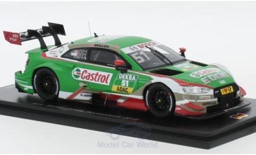 Miniature Audi RS5 DTM 1/43 Spark RS 5 DTM No.51 Sport Team Abt Sportline Castrol DTM Hockenheim 2018 N.Müller Audi RS5 DTM 1/43 Spark RS 5 DTM No.51 Sport Team Abt Sportline Castrol DTM Hockenheim 2018 N.Müller miniature