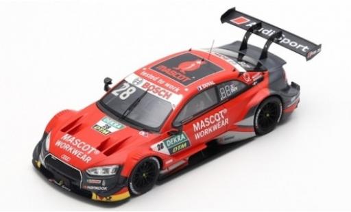 Miniature Audi RS5 1/43 Spark RS 5 No.28 Sport Team Phoenix Mascot Workwear DTM 2019 L.Duval Audi RS5 1/43 Spark RS 5 No.28 Sport Team Phoenix Mascot Workwear DTM 2019 L.Duval miniature