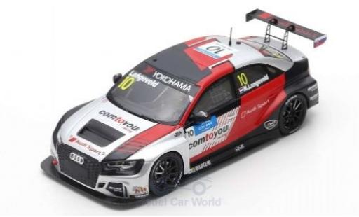 Miniature Audi RS3 1/43 Spark LMS No.10 comtoyou Team Sport WTCR Slovakia Ring 2019 N.Langeveld Audi RS3 1/43 Spark LMS No.10 comtoyou Team Sport WTCR Slovakia Ring 2019 N.Langeveld miniature