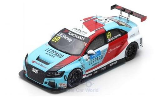 Miniature Audi RS3 1/43 Spark LMS No.52 Leopard Racing Team Sport WTCR Marrakesh 2019 G.Shedden Audi RS3 1/43 Spark LMS No.52 Leopard Racing Team Sport WTCR Marrakesh 2019 G.Shedden miniature