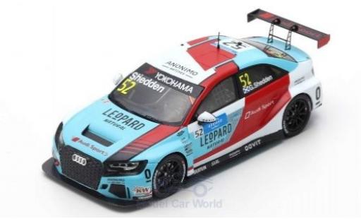 Miniature Audi RS3 1/43 Spark LMS No.69 Leopard Racing Team Sport WTCR Marrakesh 2019 J-K.Vernay Audi RS3 1/43 Spark LMS No.69 Leopard Racing Team Sport WTCR Marrakesh 2019 J-K.Vernay miniature