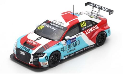 Miniature Audi RS3 1/43 Spark LMS No.69 Lukoil WTCR Macau Guia Race 2018 J-K.Vernay Audi RS3 1/43 Spark LMS No.69 Lukoil WTCR Macau Guia Race 2018 J-K.Vernay miniature