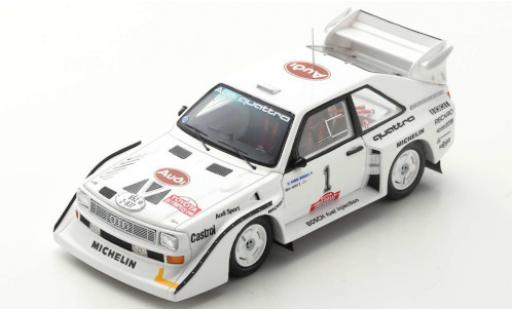 Miniature Audi Sport Quattro 1/43 Spark Sport quattro S1 E2 No.1 Rally Olympus 1985 H.Mikkola/A.Hertz Audi Sport Quattro 1/43 Spark Sport quattro S1 E2 No.1 Rally Olympus 1985 H.Mikkola/A.Hertz miniature