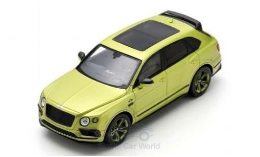 Miniature Bentley Bentayga 1/43 Spark Pikes Peak Limited Edition metallise verte 2018 by Mulliner Bentley Bentayga 1/43 Spark Pikes Peak Limited Edition metallise verte 2018 by Mulliner miniature