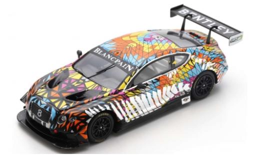 Miniature Bentley Continental 1/43 Spark GT3 Princess Yatchs Dazzle Livery Bentley Continental 1/43 Spark GT3 Princess Yatchs Dazzle Livery miniature