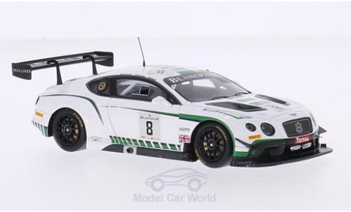 Miniature Bentley Continental T 1/43 Spark GT3 RHD No.8 M-Sport 24h Spa 2015 M.Buhk/M.Soulet/A.Soucek Bentley Continental T 1/43 Spark GT3 RHD No.8 M-Sport 24h Spa 2015 M.Buhk/M.Soulet/A.Soucek miniature
