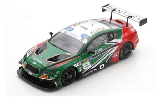 Miniature Bentley Continental 1/43 Spark GT3 RHD No.8 Petri Corse Motorsport GT Italian Championship Mugello 2018 N.Larini/A.Caffi Bentley Continental 1/43 Spark GT3 RHD No.8 Petri Corse Motorsport GT Italian Championship Mugello 2018 N.Larini/A.Caffi miniature