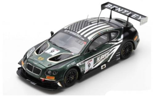 Miniature Bentley Continental 1/43 Spark GT3 RHD No.9 K-Pax Racing 8h Kalifornien 2018 B.Sellers/A.Parente/R.Baptista Bentley Continental 1/43 Spark GT3 RHD No.9 K-Pax Racing 8h Kalifornien 2018 B.Sellers/A.Parente/R.Baptista miniature