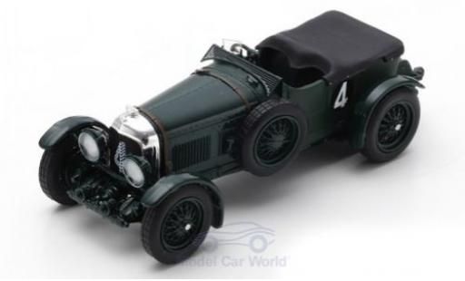 Miniature Bentley Speed 6 1/43 Spark Speed Six RHD No.4 24h Le Mans 1930 W.Barnato/G.Kidston Bentley Speed 6 1/43 Spark Speed Six RHD No.4 24h Le Mans 1930 W.Barnato/G.Kidston miniature