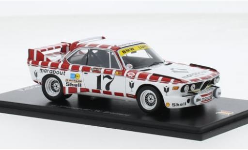 Bmw 3.0 1/43 Spark CSL No.17 Marabout Racing Team 24h Spa 1973 1:43 miniature