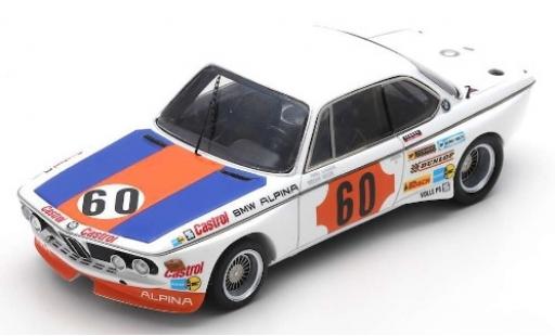 Bmw 3.0 1/43 Spark CSL No.60 Alpina 1000km Spa 1973 N.Lauda/H-J.Stuck miniature