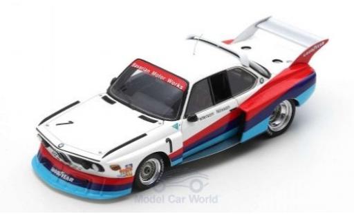 Bmw 3.5 1/43 Spark CSL Turbo No.1 6h Silverstone 1976 R.Peterson/G.Nilsson miniature